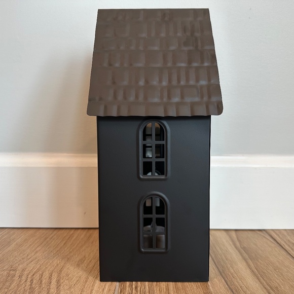 11" Lit Metal Black Halloween House - Hyde & EEK! - Picture 8 of 12